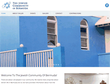 Tablet Screenshot of jewishbermuda.com